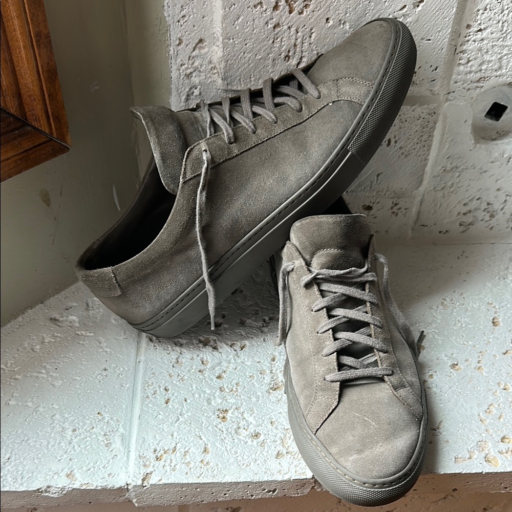 Gray Suede Men's Sneakers